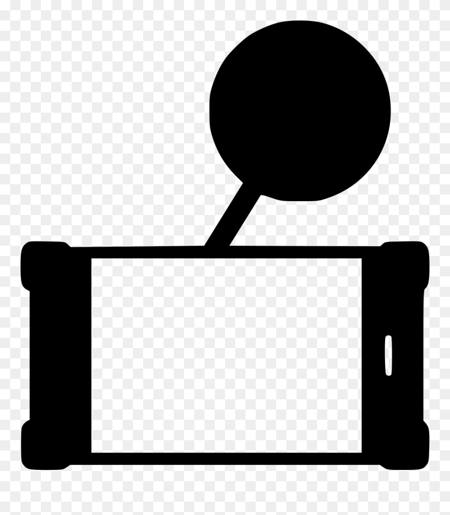 Cell Phone Holder Comments - Phone Holder Icon Png Clipart