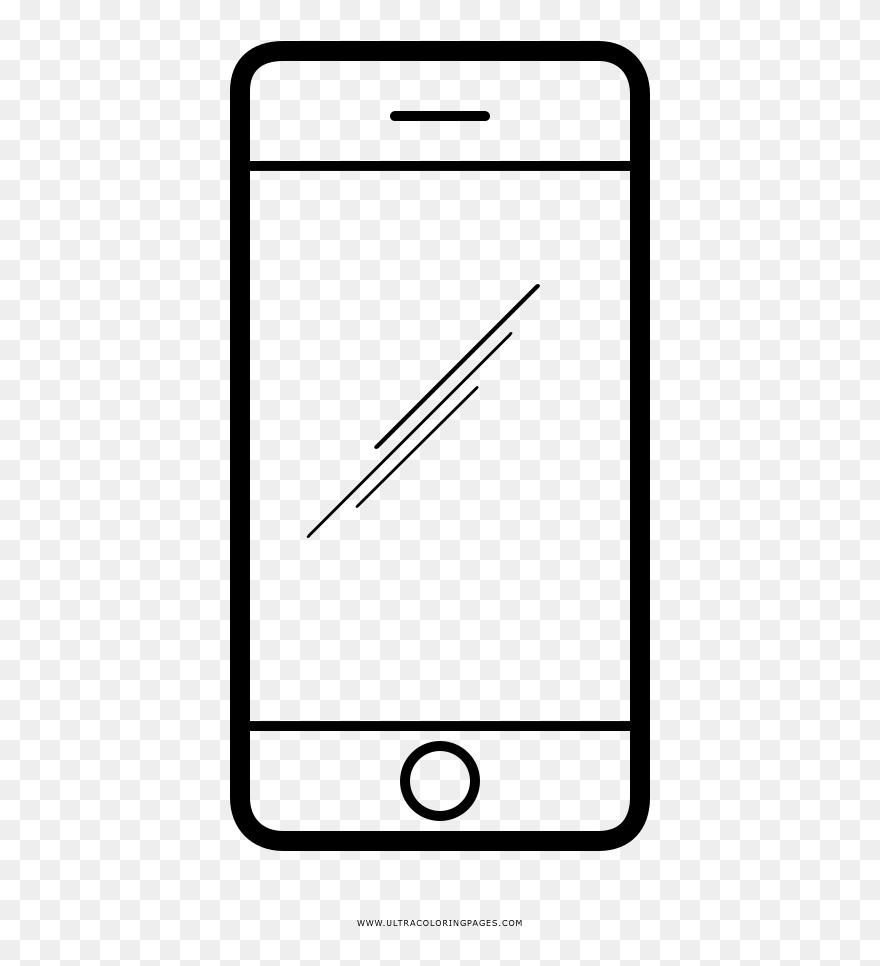 Coloring Page Free Pages - Smartphone Clipart