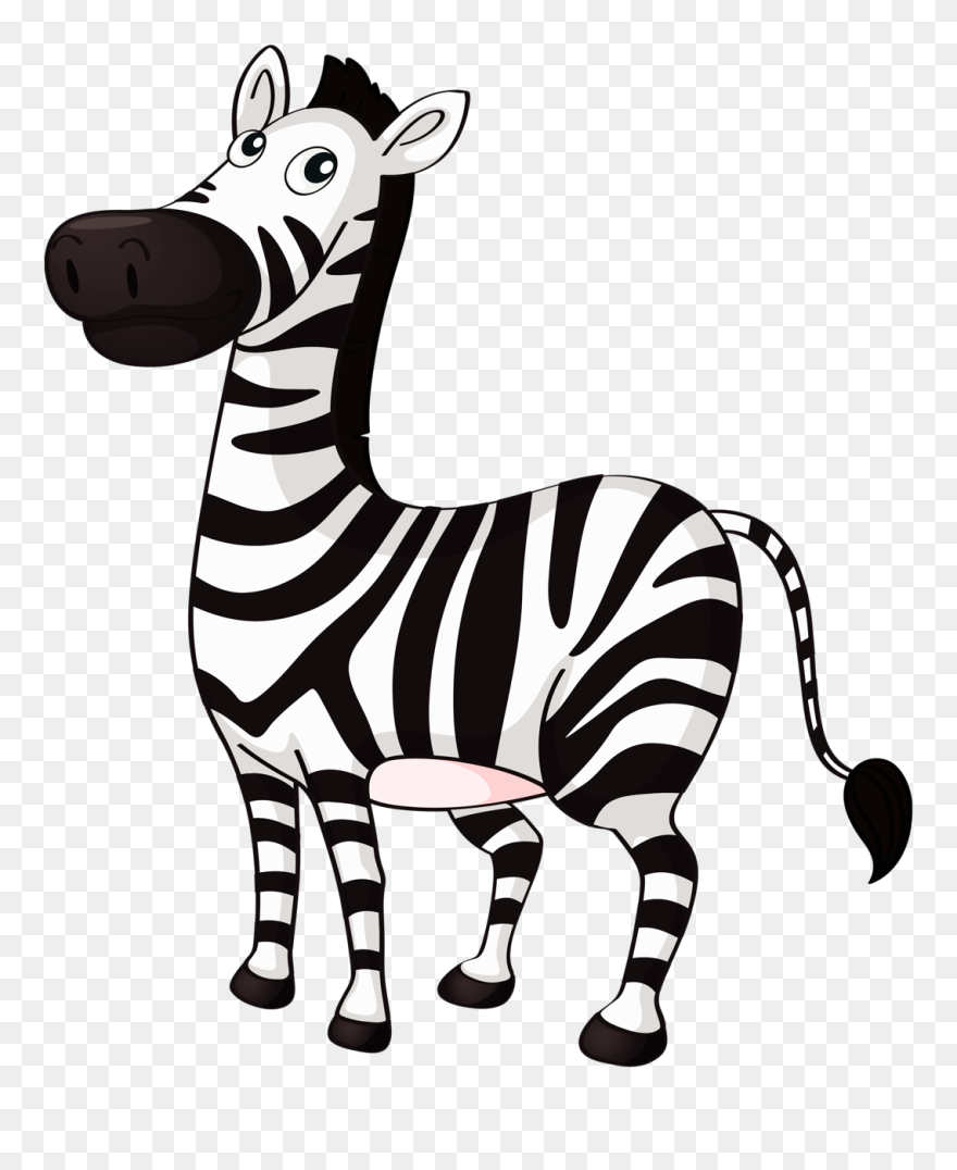 Zebra Clip Art - Zebra Clip Art Black And White - Png Download