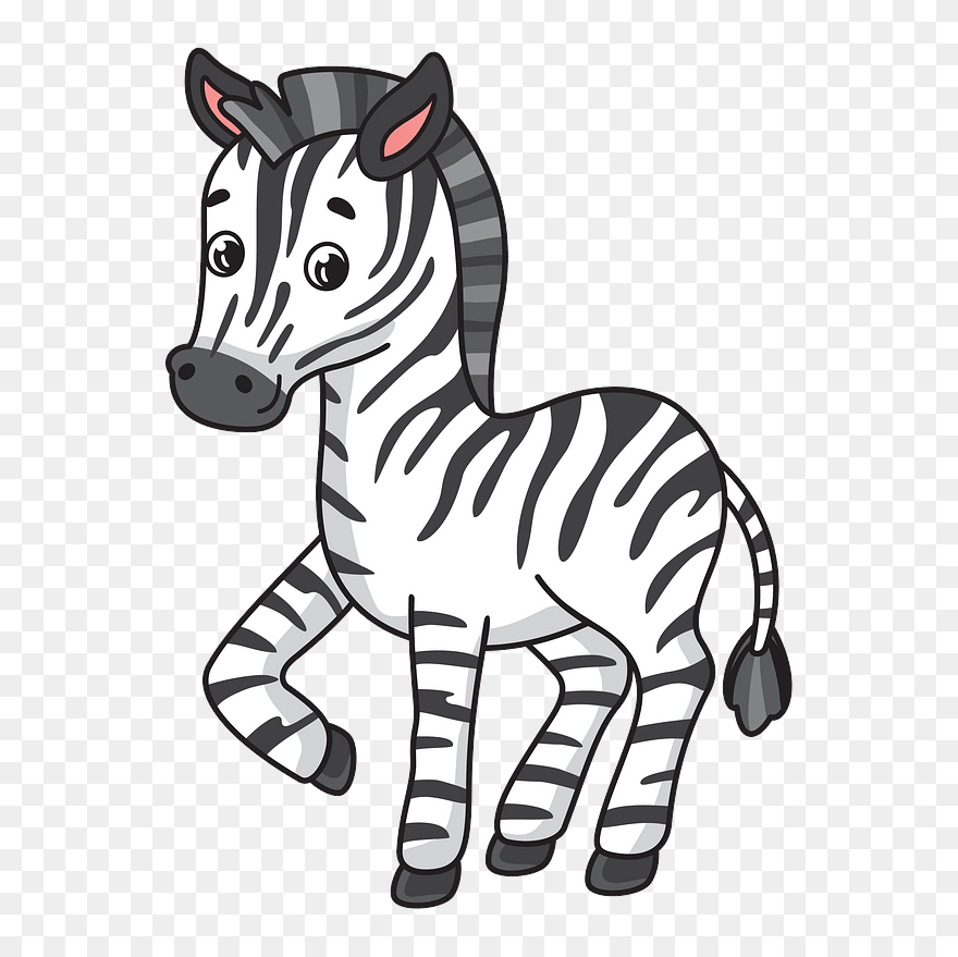 Zebra Clipart - Clip Art Zebra - Png Download