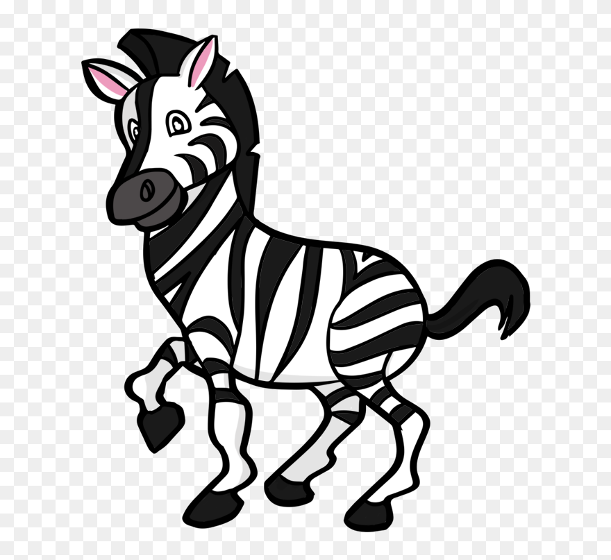 Image Result For Zebra Clip Art Animal Clip Art - Transparent Zebra Clip Art - Png Download