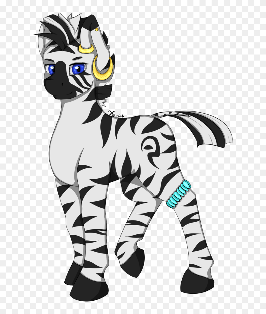 Ears Clipart Zebra - Cartoon - Png Download