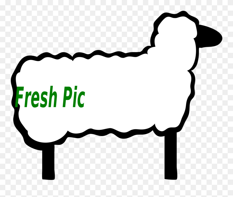 Sheep Clip Art Black And White Png Transparent Png