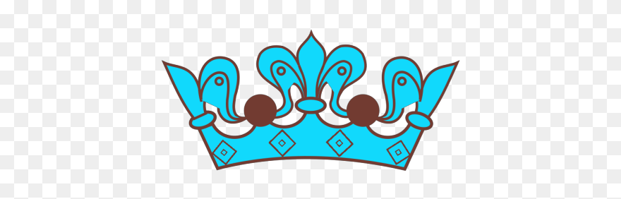 Brown Blue Crown Png Icons - Crown Clipart