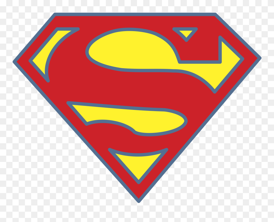 Superman S Png - Logo Superman Vector Png Clipart