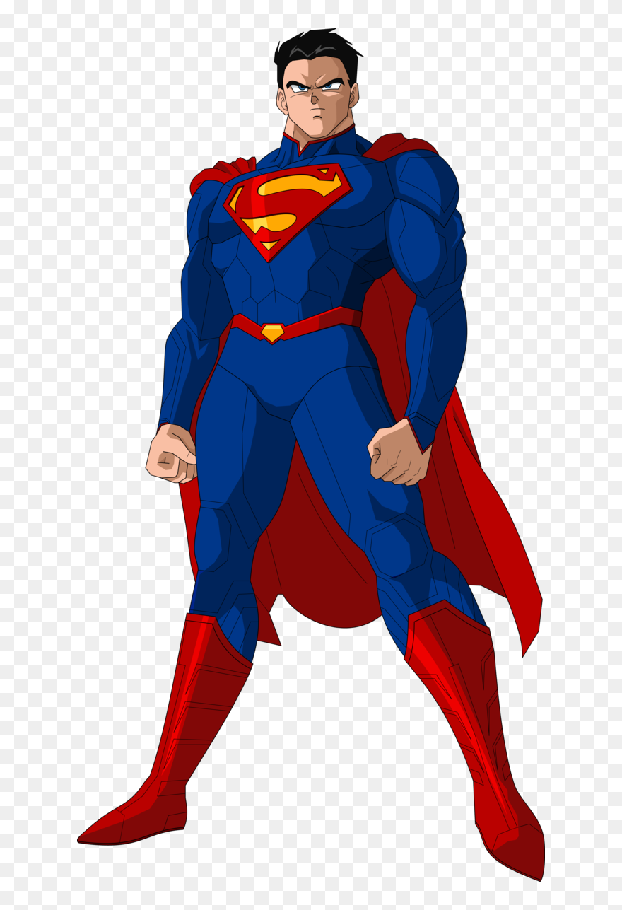 Superman S Drawing - Brave Man Clip Art - Png Download