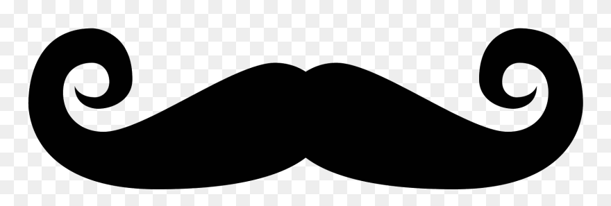 Transparent Png Moustache - Transparent Background Handlebar Moustache Png Clipart