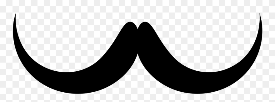 Onlinelabels Clip Art - Bigode Vetor Png Transparent Png