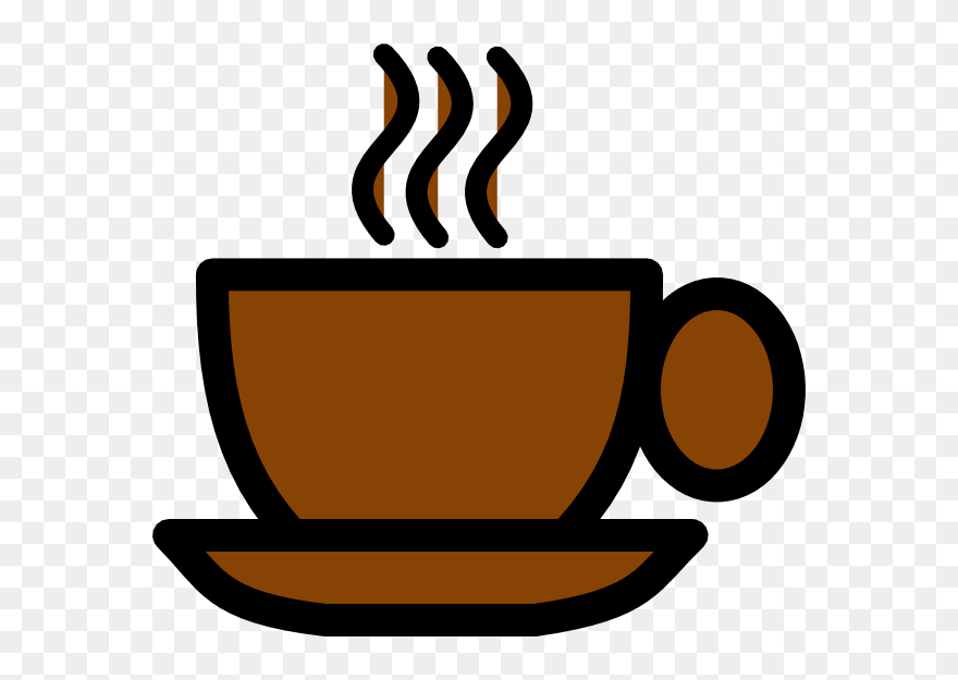 Cup Clipart Brown Coffee - Coffee Logo Transparent Background - Png Download