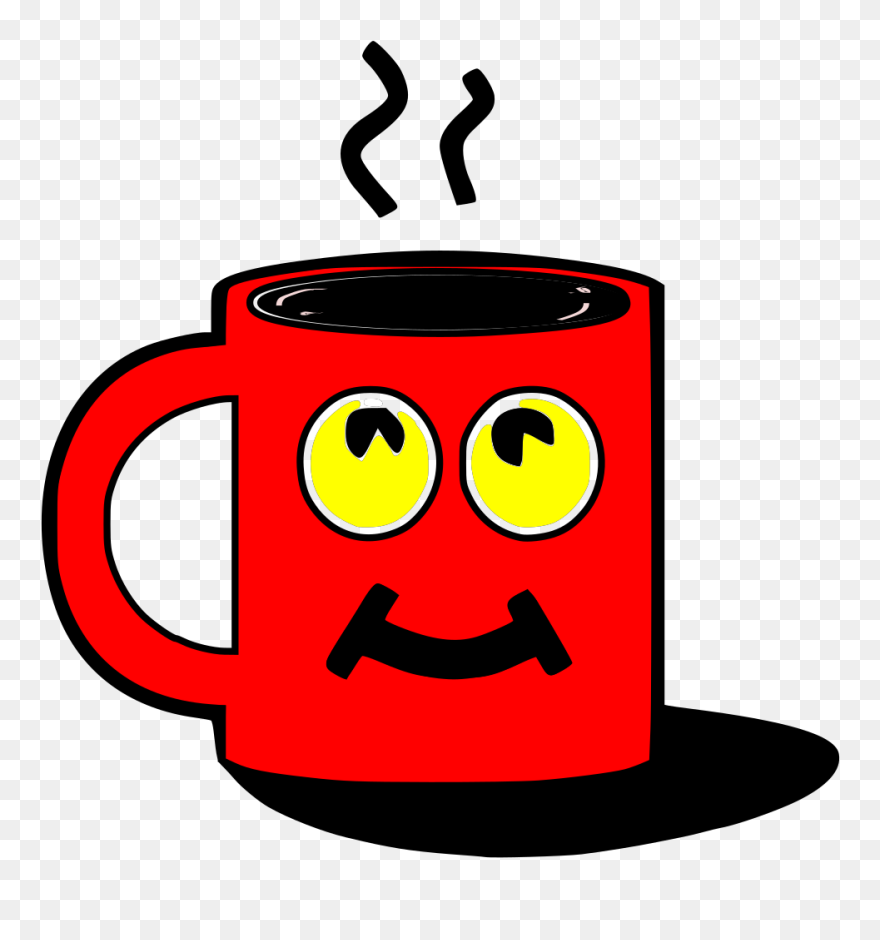 Picture Transparent Library Mugs Clipart - Cartoon Hot Chocolate Png