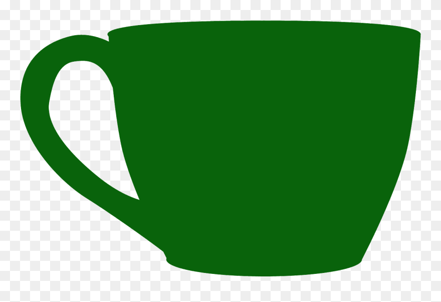 Coffee Cup Clipart Silhouette - Mug Silhouette - Png Download