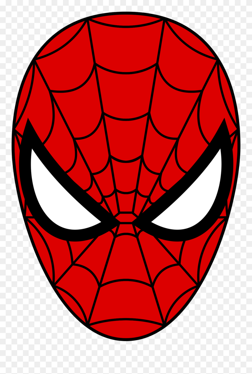 Spider - Spiderman Face Clipart