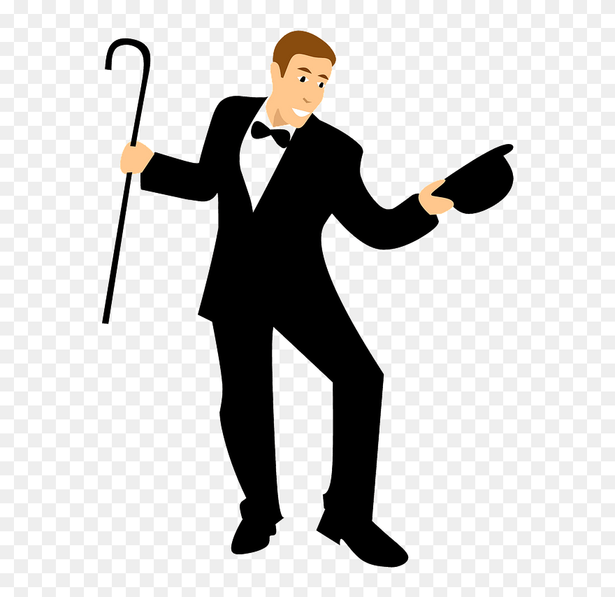 Dancer Clipart - Silhouette Dancing Man Clipart - Png Download