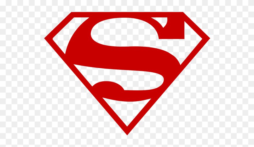 Supergirl Logo Shape Clip Art Png - Superman Logo Png Transparent Png