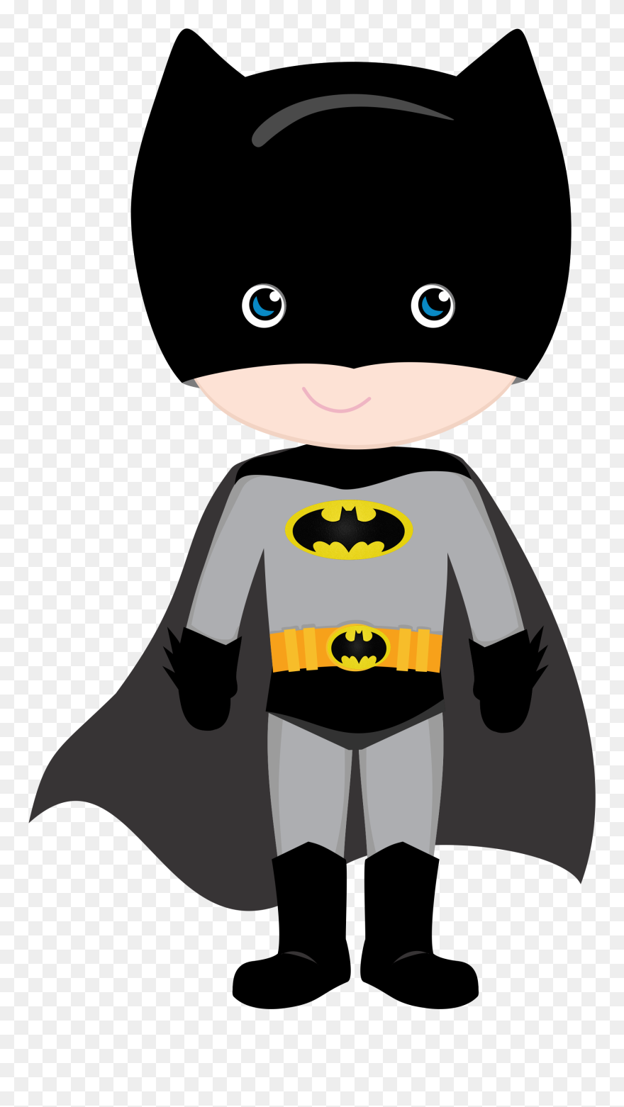 Cute Batman Clipart - Png Download