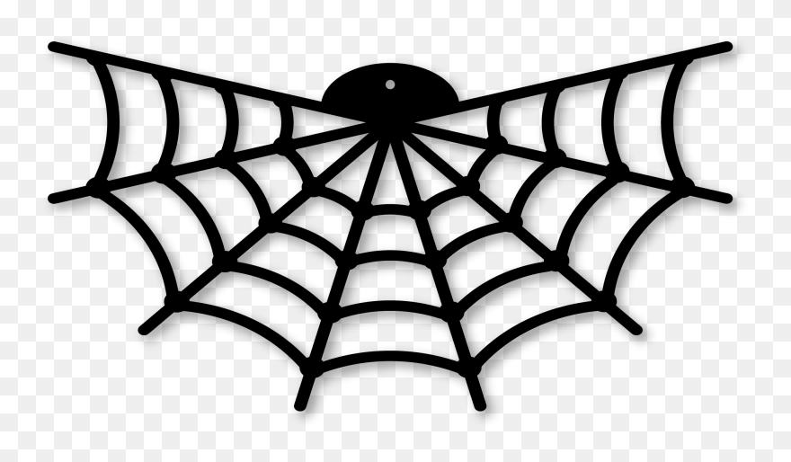 Transparent Semi Circle Png - Spider Web Tattoo Png Clipart