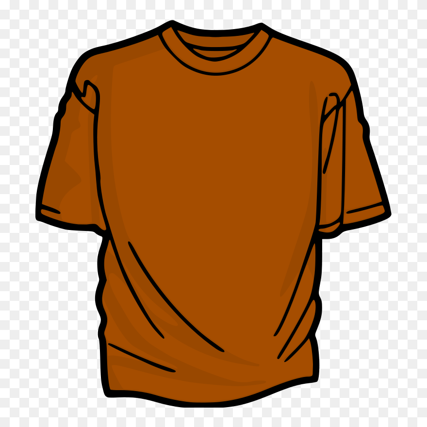 Orange T-shirt - T Shirt Clipart Png Transparent Png