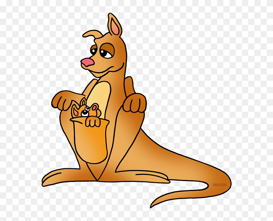 Kangaroo - Alphabet K Clipart