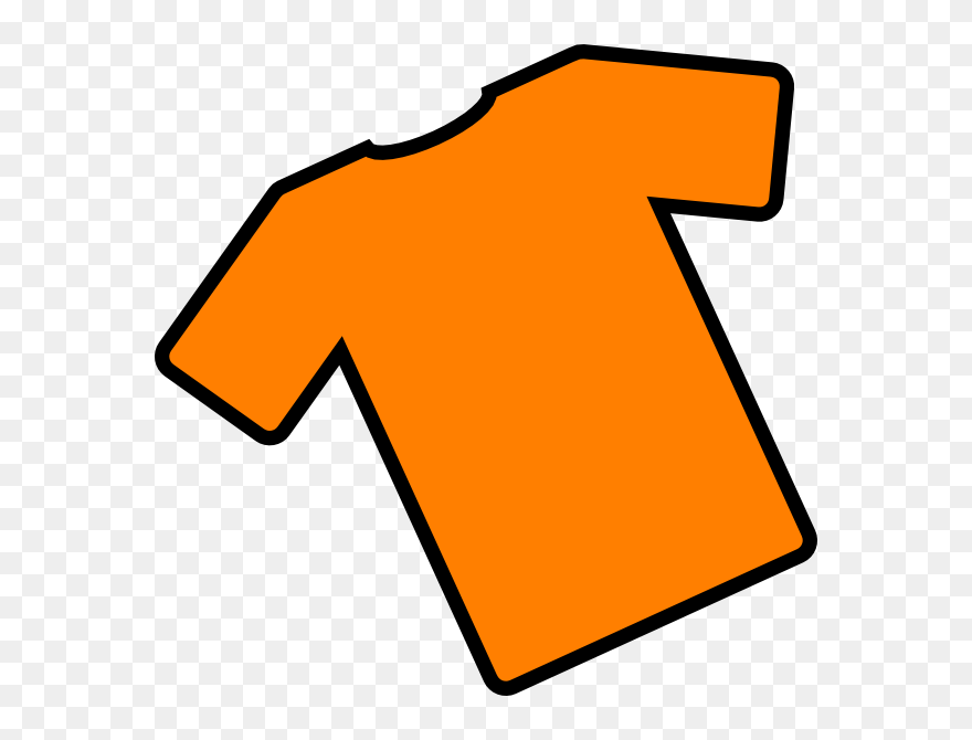 Orange T Shirt Clip Art - Orange Shirt Clipart - Png Download