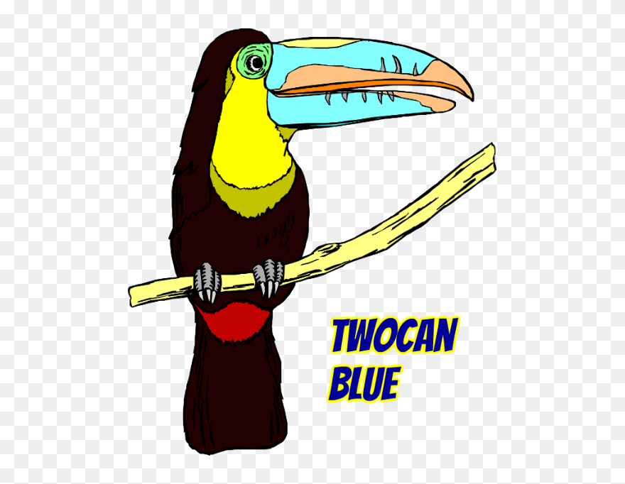 Twocan Blue Live At - Toucans Clipart