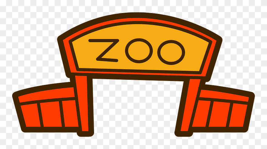 Zoo Clipart - 動物園 イラスト フリー 素材 - Png Download