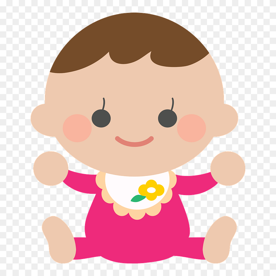 Baby Girl Clipart - Portable Network Graphics - Png Download