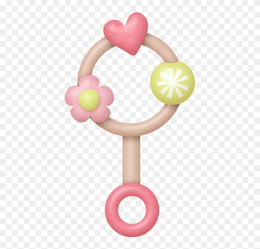 Baby Cloth And Toys Of The Baby Girl Clip Art - Baby Girl Baby Items Clipart Png Transparent Png