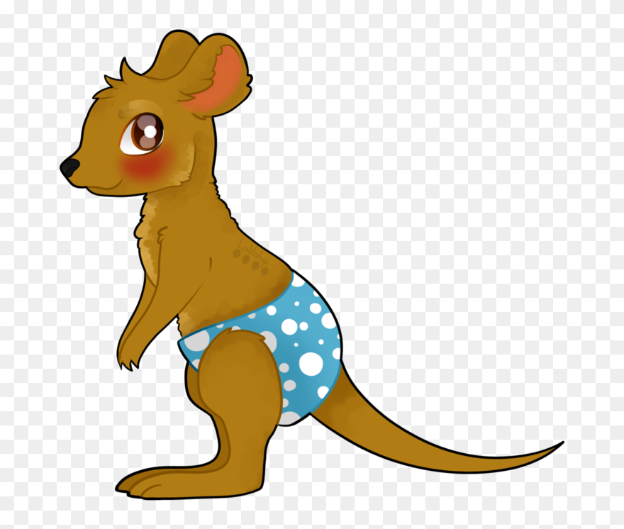 Transparent Cute Kangaroo Clipart - Png Download