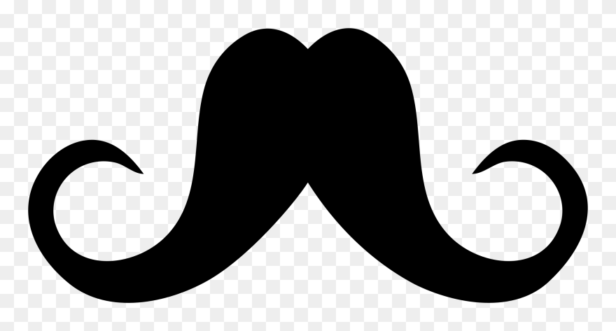Transparent Moustache Clip Art - Cowboy Mustache Clipart - Png Download