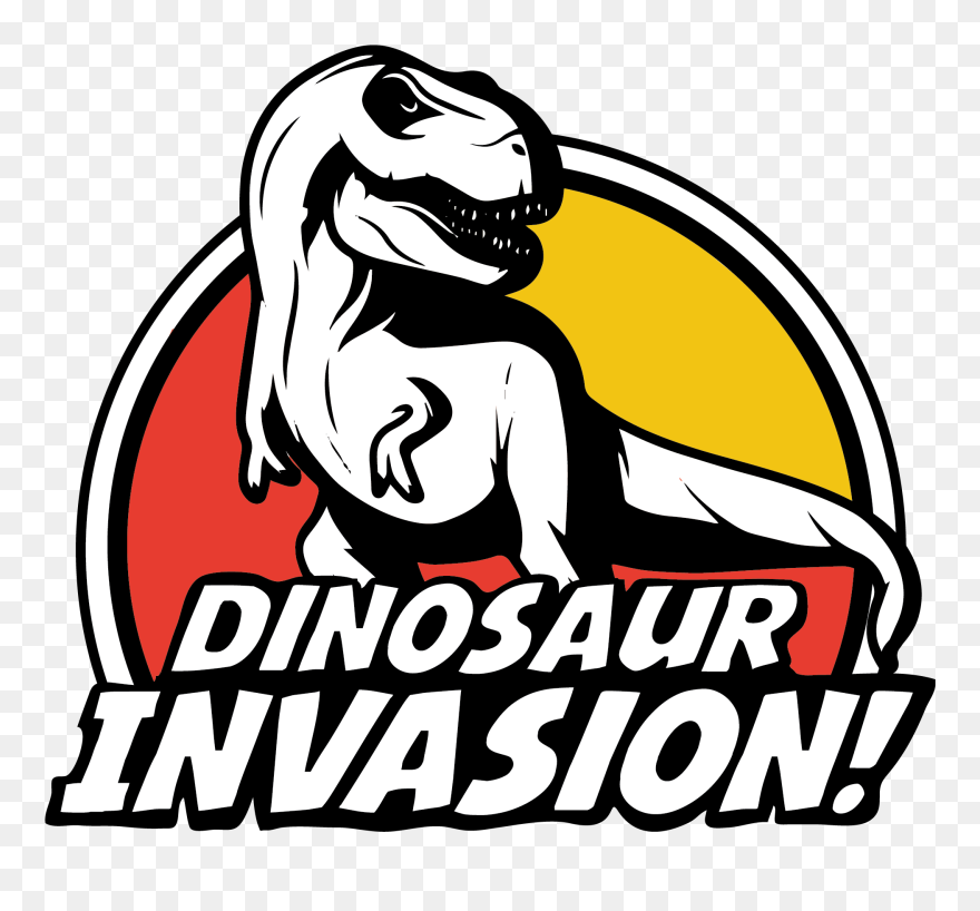 Dinosaur Invasion 2018 Syracuse Zoo Rgz - Dinosaur Logo Png Clipart