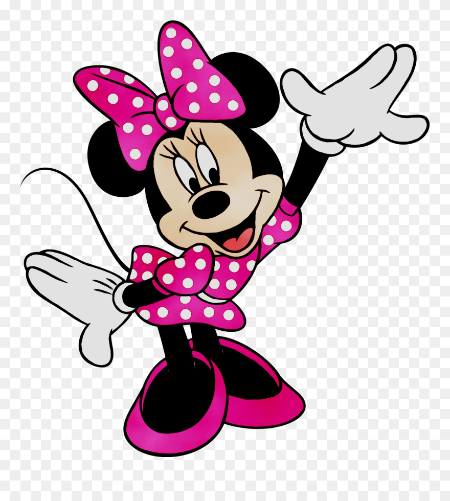 Transparent Background Minnie Mouse Clipart - Minnie Mouse Birthday Clipart - Png Download