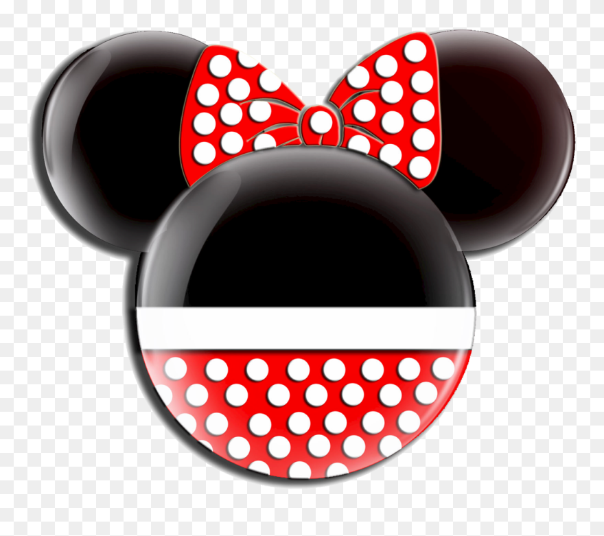 Minnie Mouse Head Circle Clipart