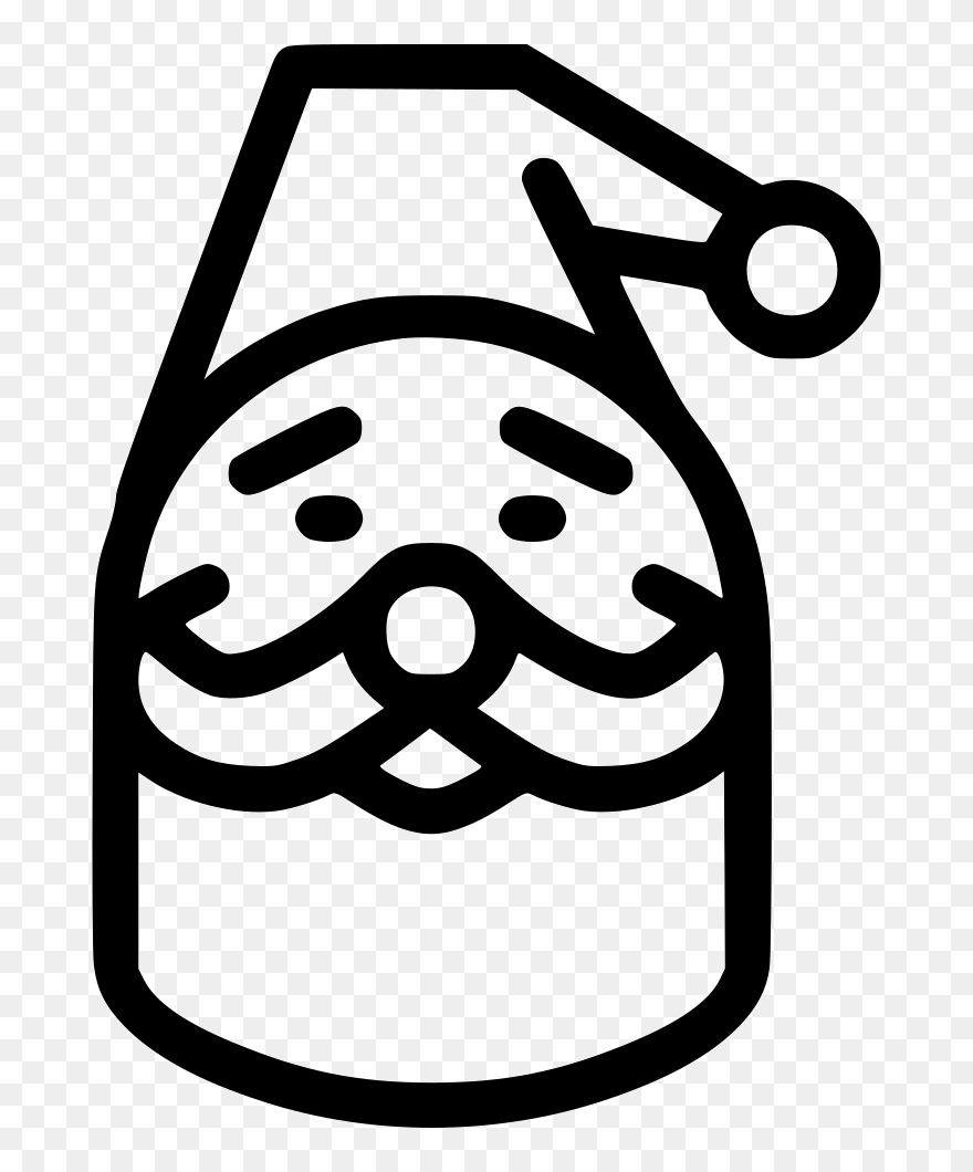 Santa Claus Beard Cap Comments Clipart , Png Download - Scalable Vector Graphics Transparent Png