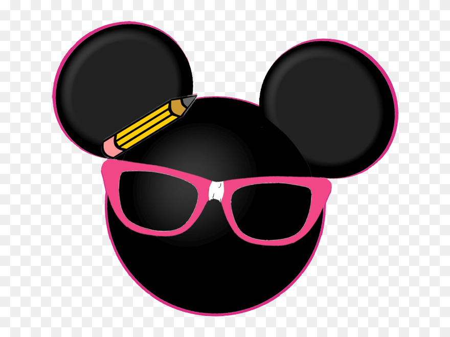 Transparent Ears Clip Art - Minnie Mouse Geek Head - Png Download