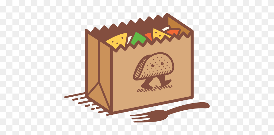 Walking Taco Clipart - Clip Art - Png Download