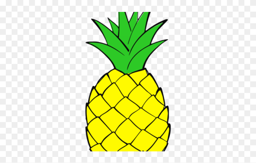Clipart Pineapple Funky, Clipart Pineapple Funky Transparent - Clip Art Pineapple Png
