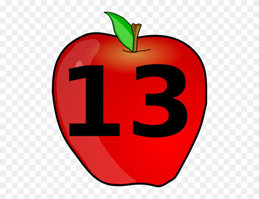 Transparent Apples Clipart - Clip Art Numbers 20 - Png Download