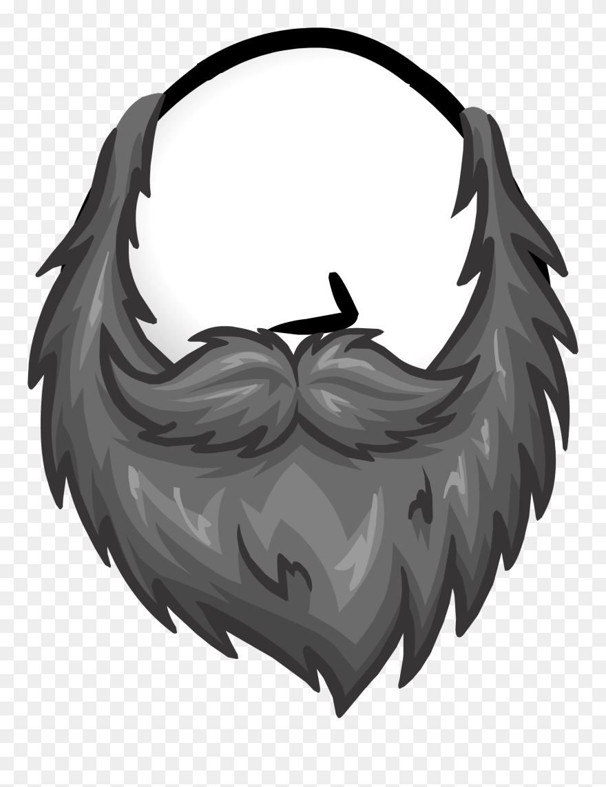 Transparent Beard Clipart Png - Gray Beard Clip Art
