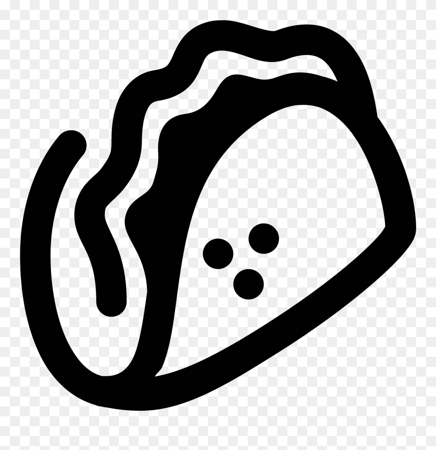 Tacos Clipart Svg - Tacos Symbol - Png Download