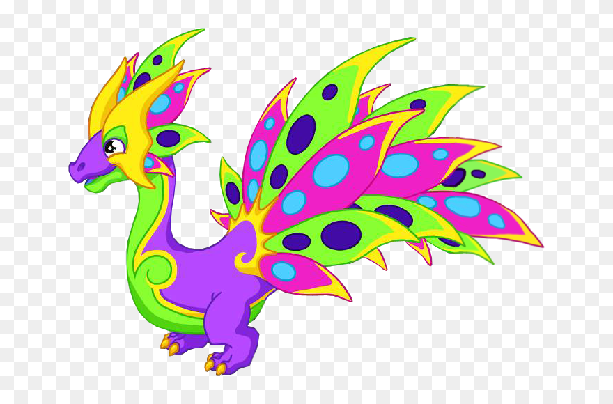 Carnivaldragonadult - Carnival Dragon Dragonvale Clipart