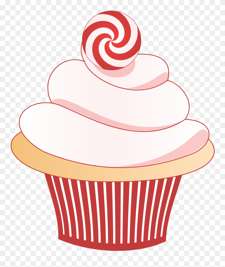 Transparent Birthday Clip Art - Transparent Background Cupcake Clipart - Png Download