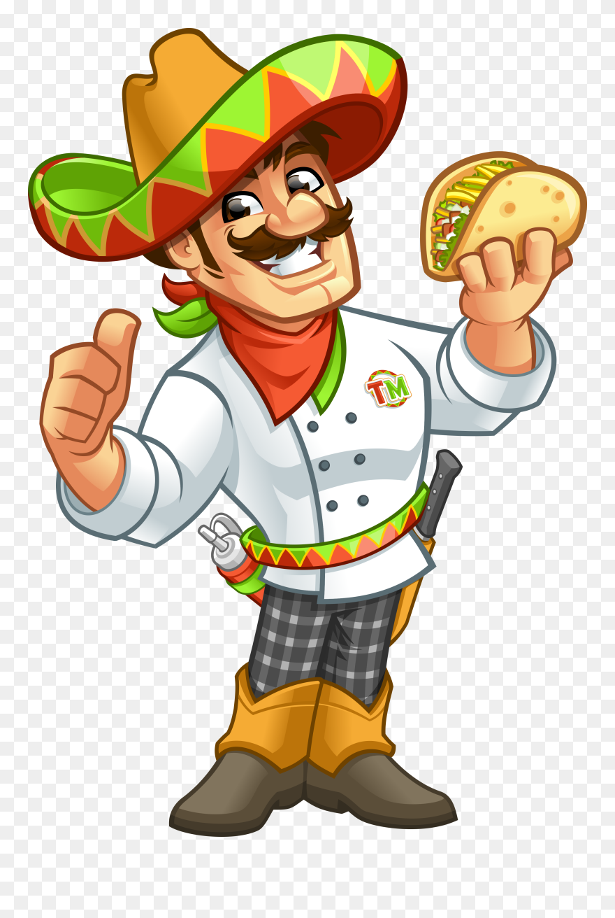 My Taco Man Staff Mexican Man Png - Taco Man Clipart