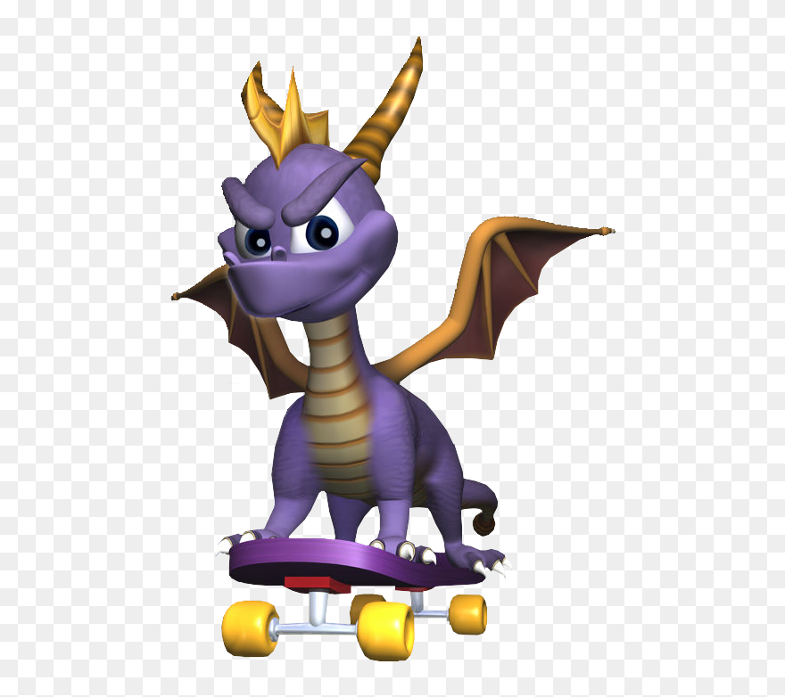 Spyro The Dragon November 3 2017 Clipart , Png Download - Video Game Purple Dragon Transparent Png