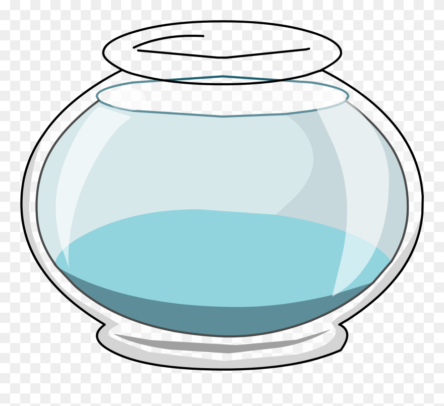 Library Of Fish Bowl Outline Clipart Free Stock Png - Fish Bowl Clipart Png Transparent Png