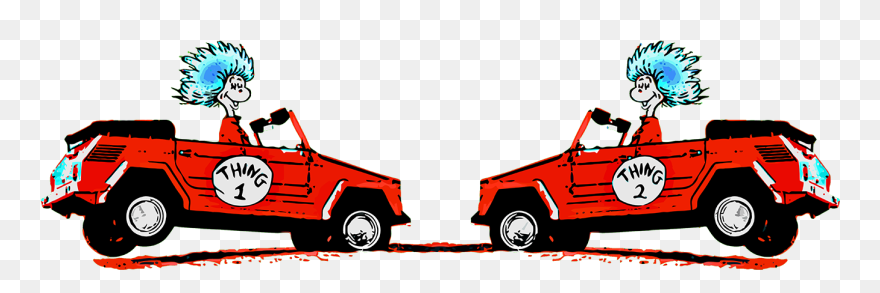 Thing 1 Thing 2 Png - Thing One Clipart