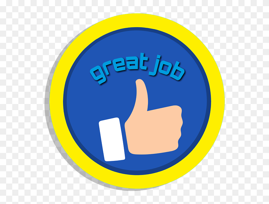 Royalty Free, Motivation, Free Illustrations, Sticker, - Clipart Great Job Sticker - Png Download