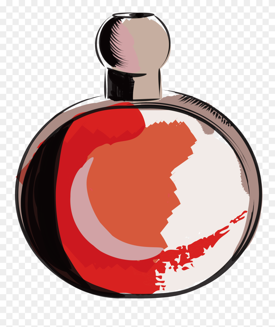 Perfume Calvin Klein Bottle Clip Art - Red Clipart Perfume Png Transparent Png