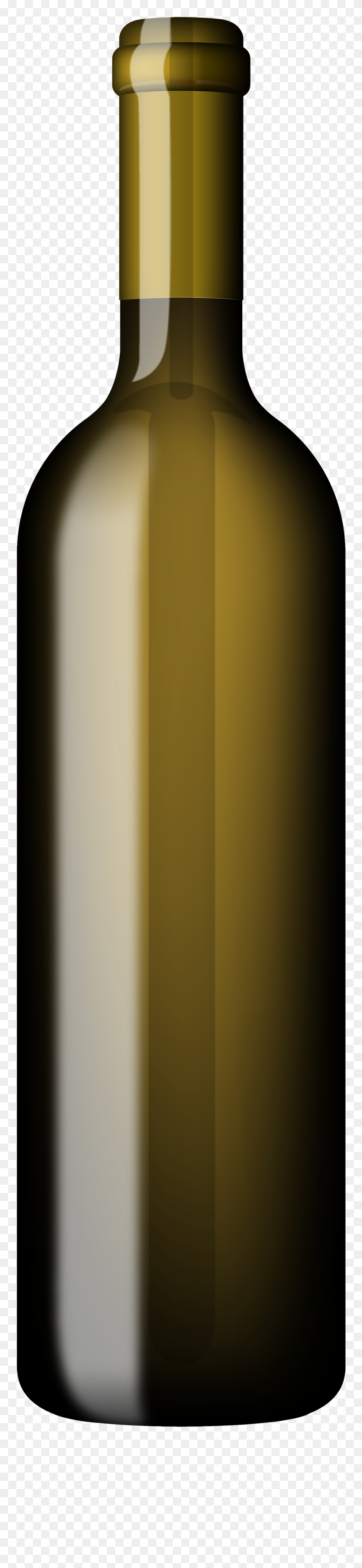 Green Bottle Of Wine Png Clipart - Green Wine Bottle Png Transparent Png