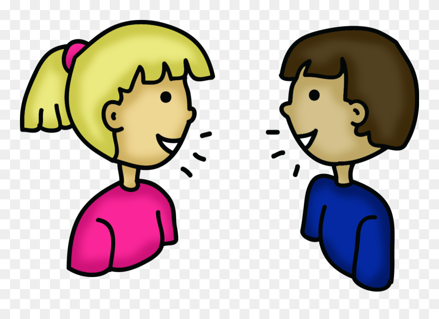 Hurt People Hurt People - Pair Speaking Clipart - Png Download