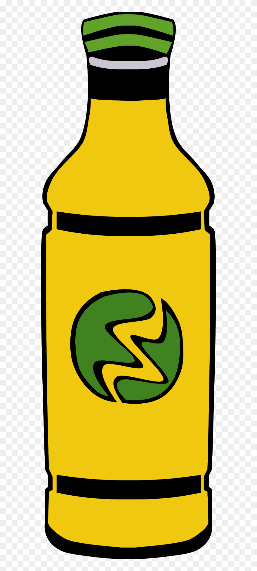 Plastic Bottles Clipart Juice Bottle - Lemon Bottle Clip Art - Png Download
